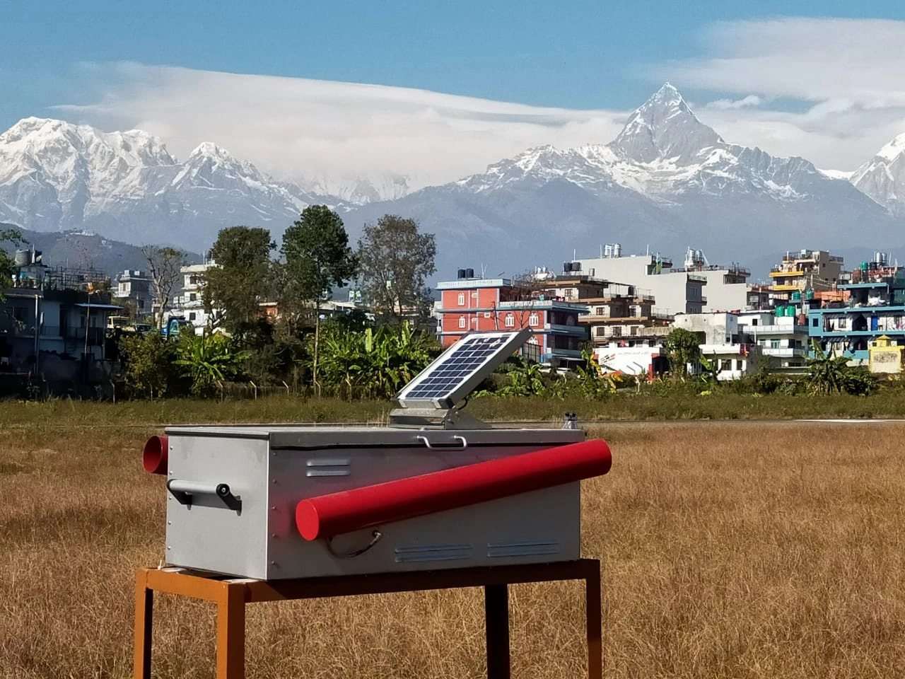 Bird Control with the Purivox DA-RC System at Pokhara Airport / Nepal