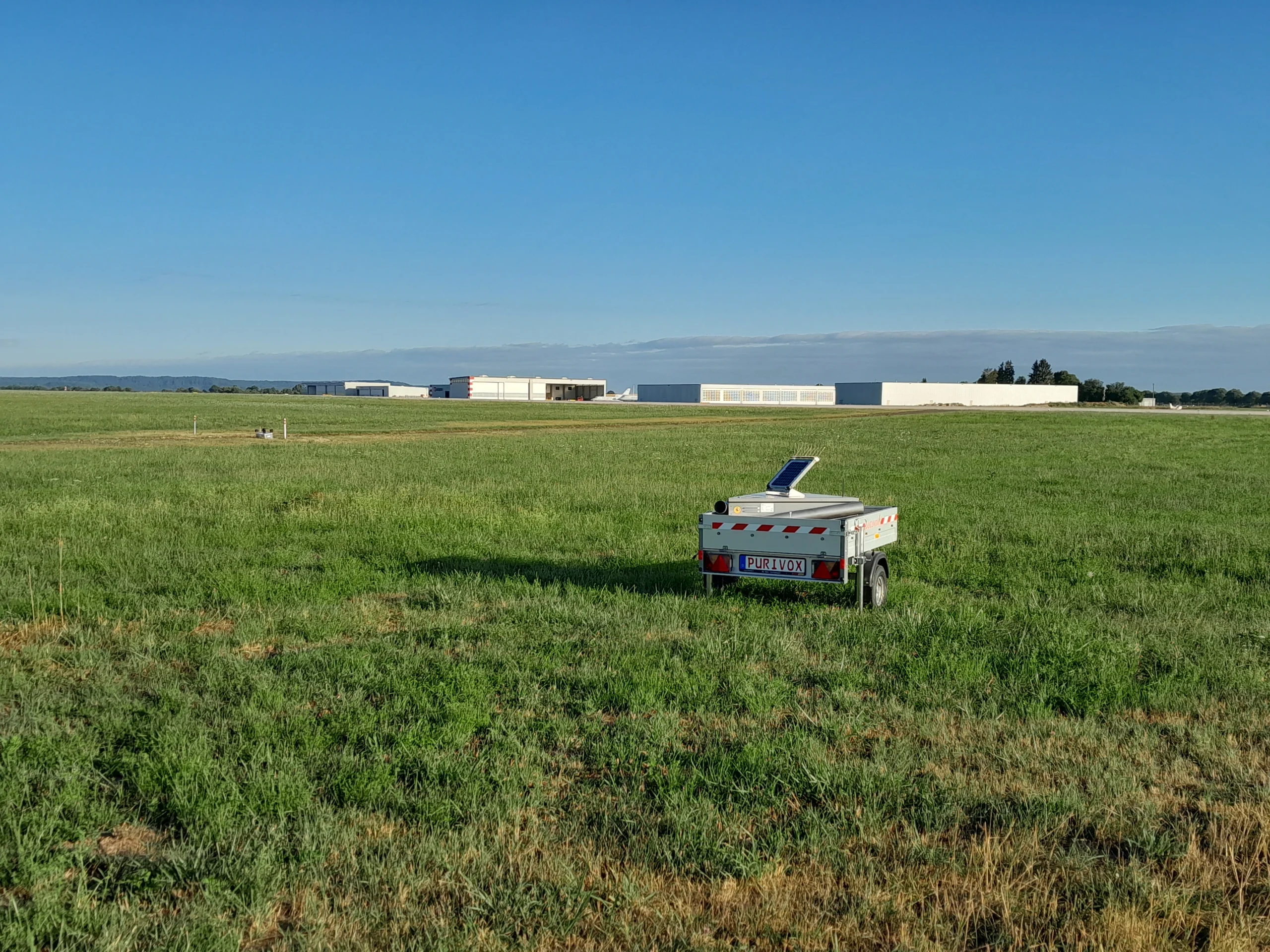 Bird Control with The Purivox TA-RC System and Purivox BirdGard Box at Adolf Würth Airport / Germany