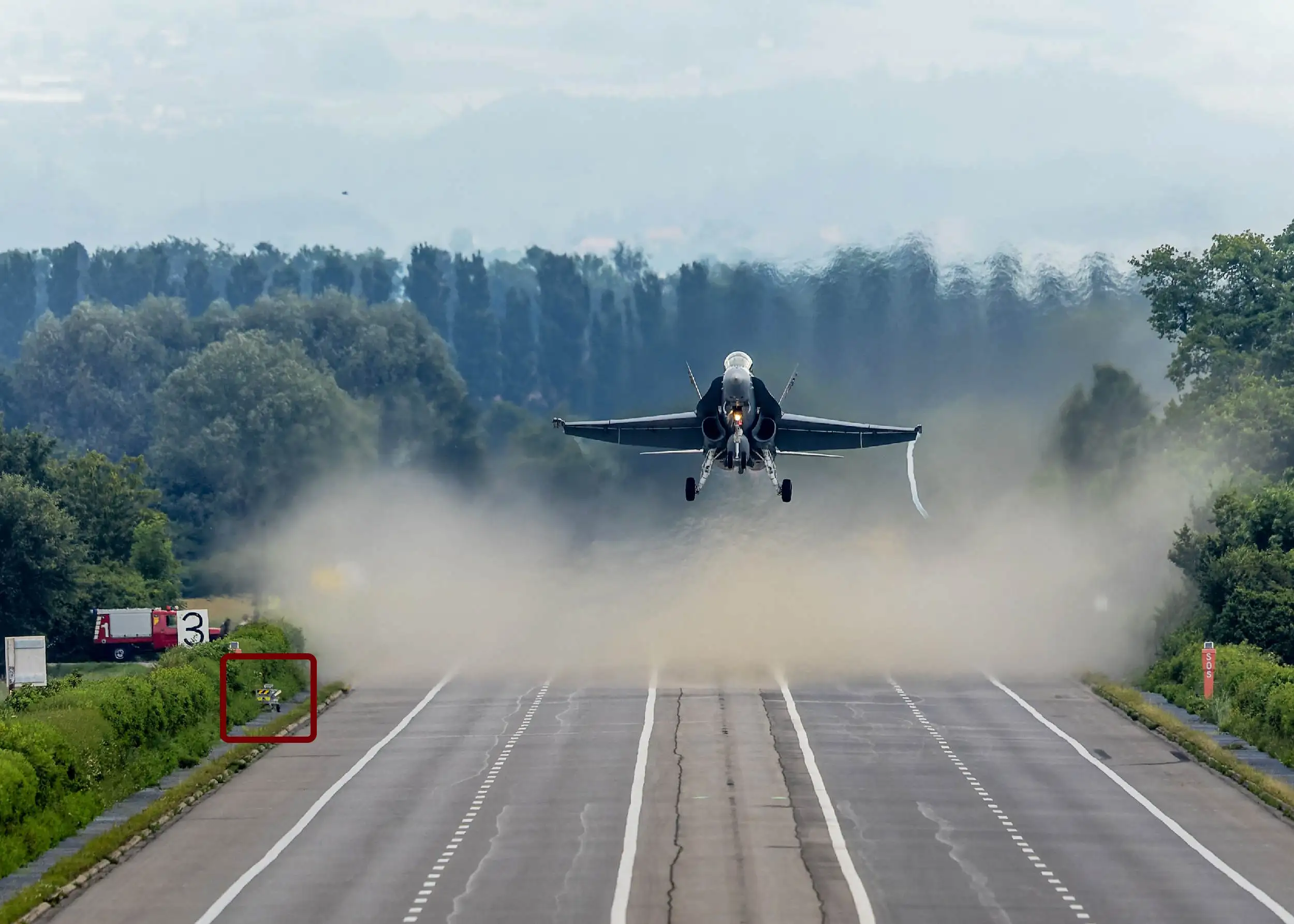 Bird strike prevention during the ALPHA UNO training of the Swiss Airforce